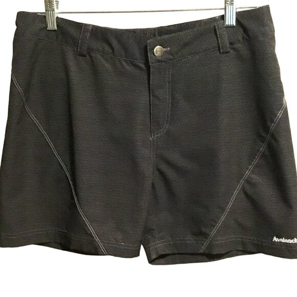 Avalanche Quick-Dry Hiking Shorts Moisture Wicking Women's Sz Large Gray Pockets - Picture 1 of 8